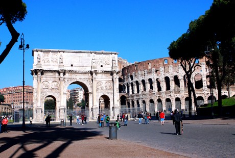 意大利-罗马君士坦丁凯旋门1